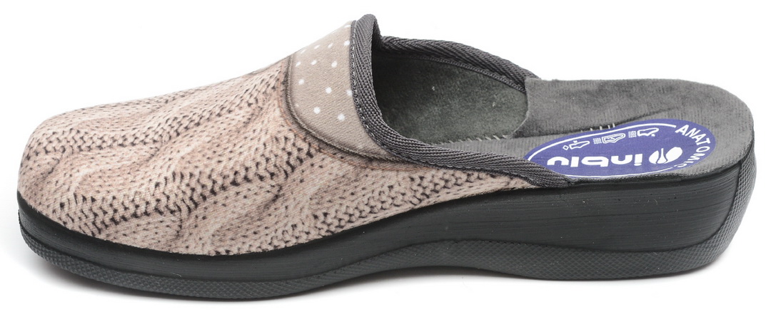 женские тапочки  песочный inblu италия