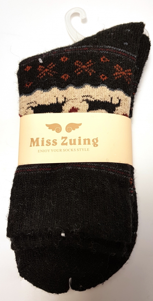 носки ангора олени 36-41 miss zuing