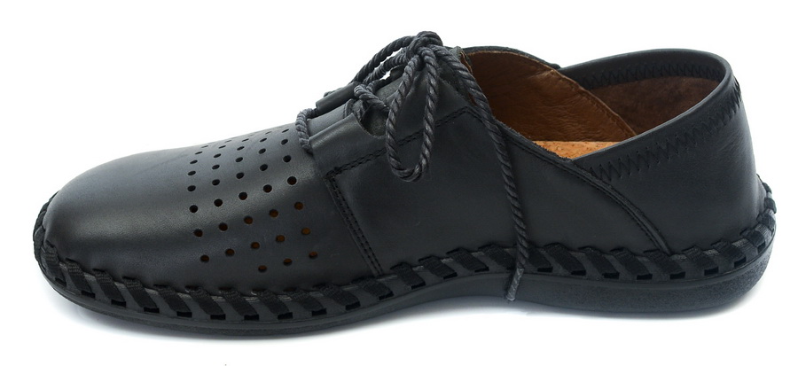 мужские мокасины с перфорацией натуральная кожа gugu германия