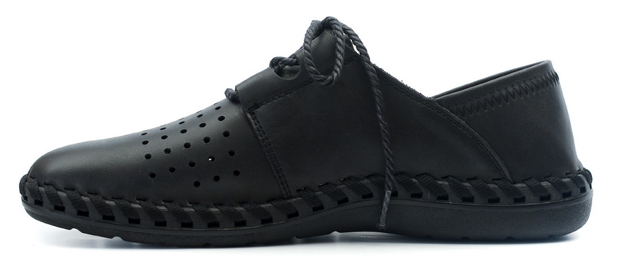 мужские мокасины с перфорацией натуральная кожа gugu германия