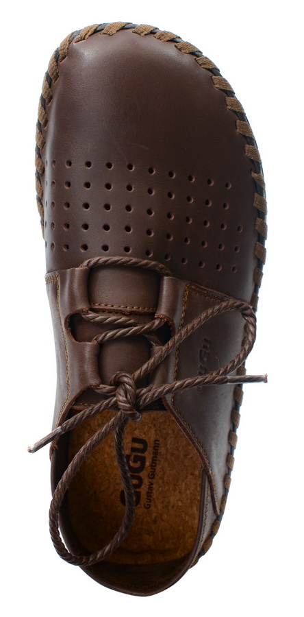 мужские мокасины с перфорацией натуральная кожа gugu германия