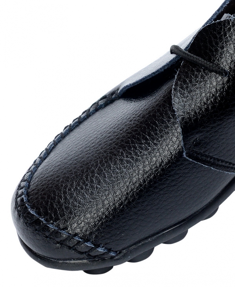 женские мокасины на шнурке натуральная кожа bnf тайвань