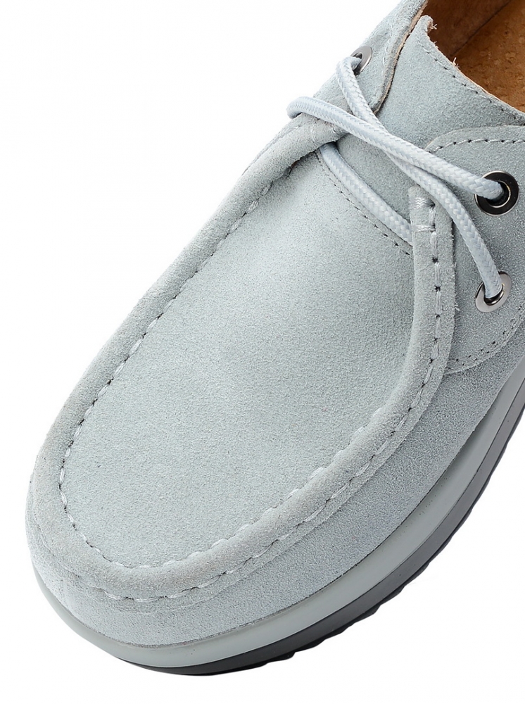 женские мокасины на танкетке натуральная замша binifoot тайвань 