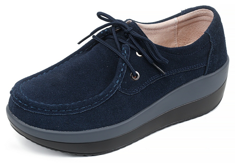 женские мокасины на танкетке натуральная замша binifoot тайвань 