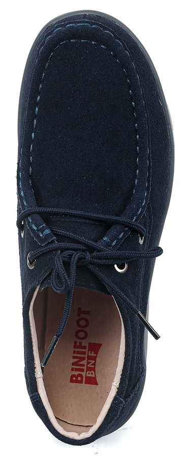 женские мокасины на танкетке натуральная замша binifoot тайвань 