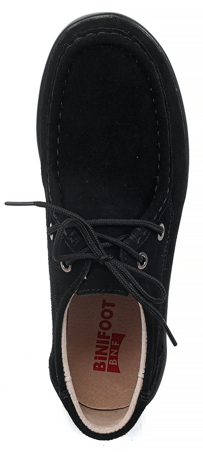 женские мокасины на танкетке натуральная замша binifoot тайвань 