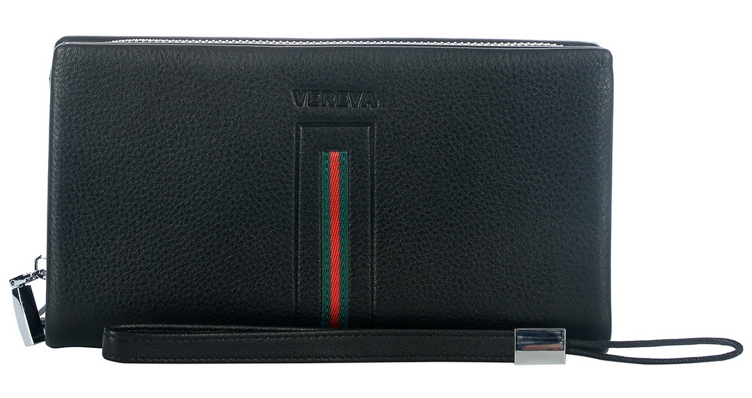  кошелек-барсетка натуральная кожа vereva тайвань 