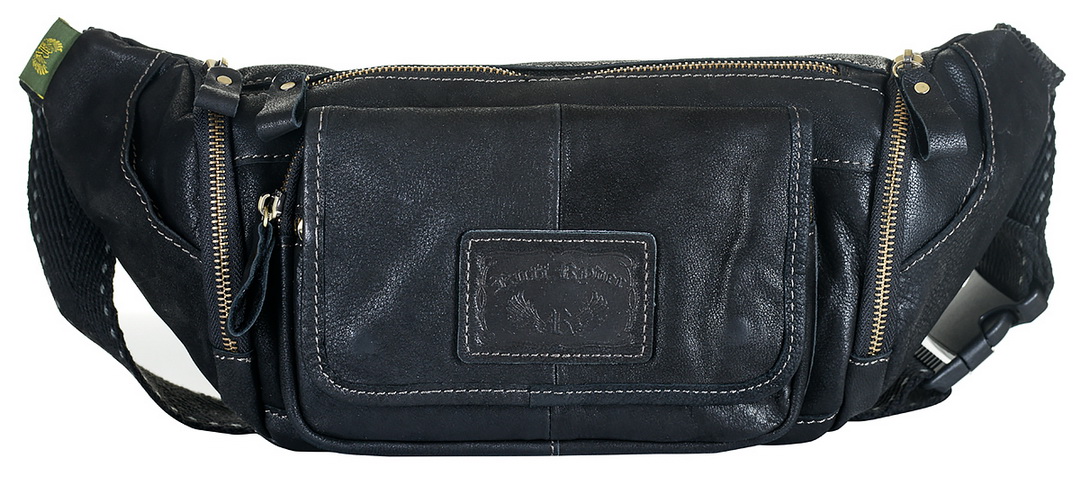 мужская сумка  на пояс натуральная кожа ruff ryder австрия