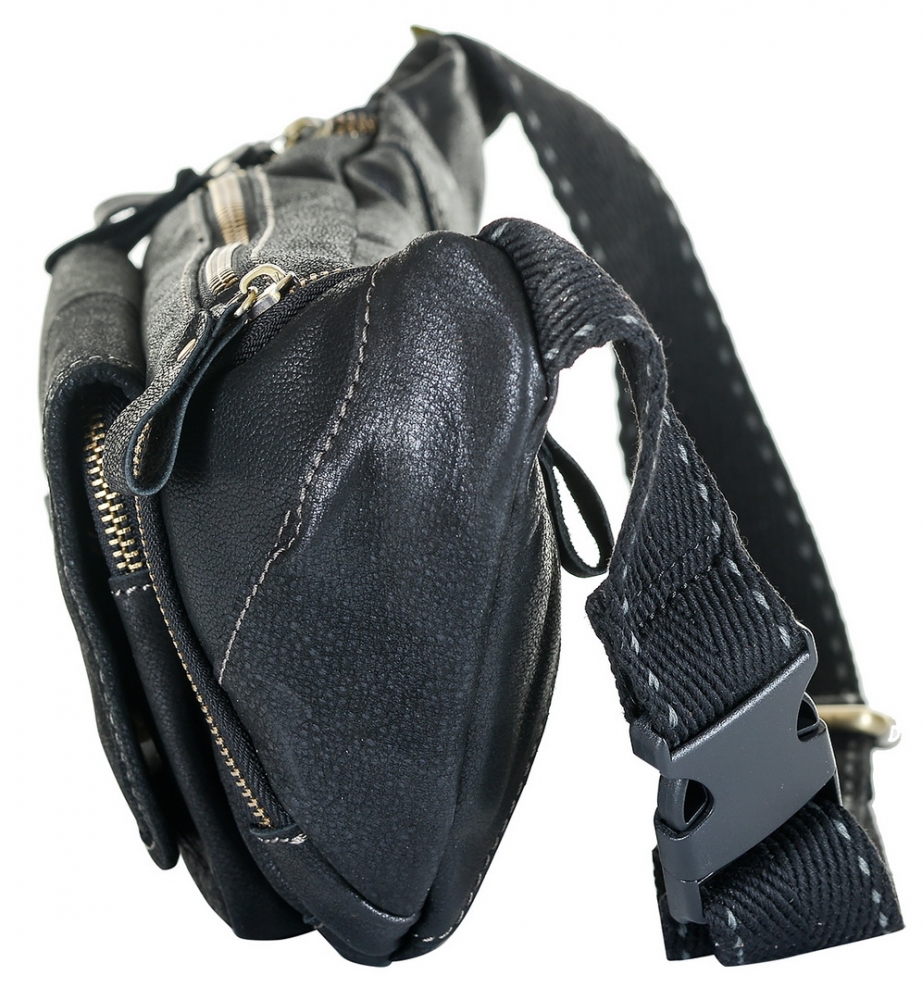 мужская сумка  на пояс натуральная кожа ruff ryder австрия