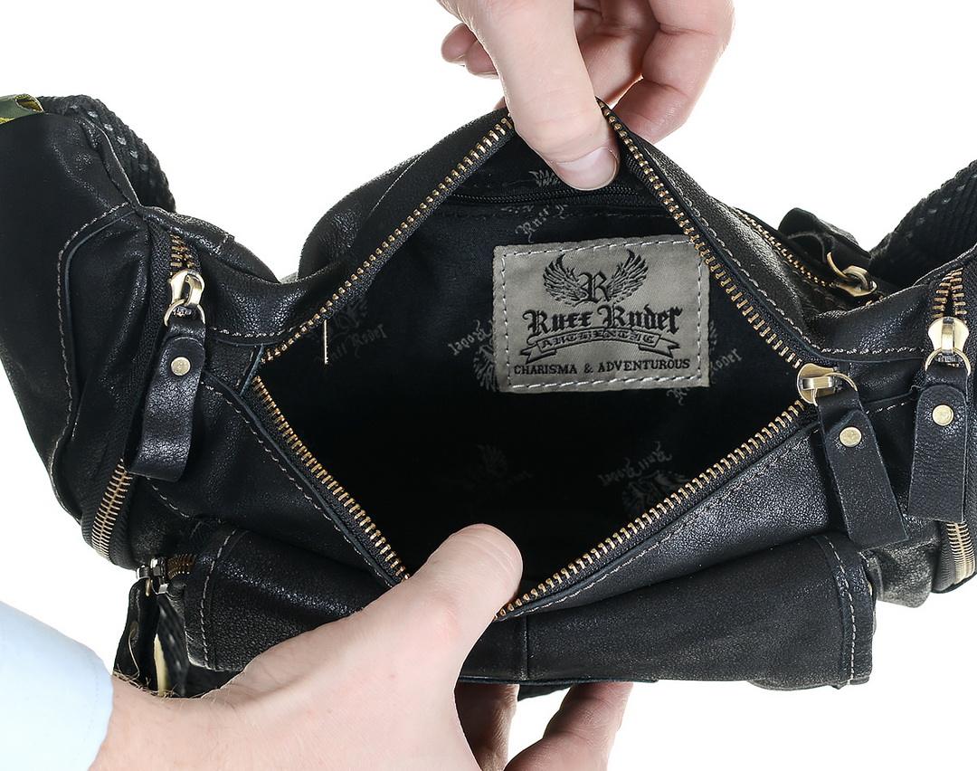 мужская сумка  на пояс натуральная кожа ruff ryder австрия