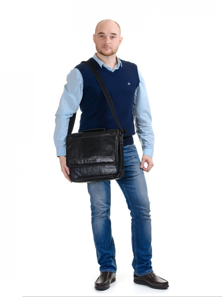 мужской портфель натуральная кожа ruff ryder австрия