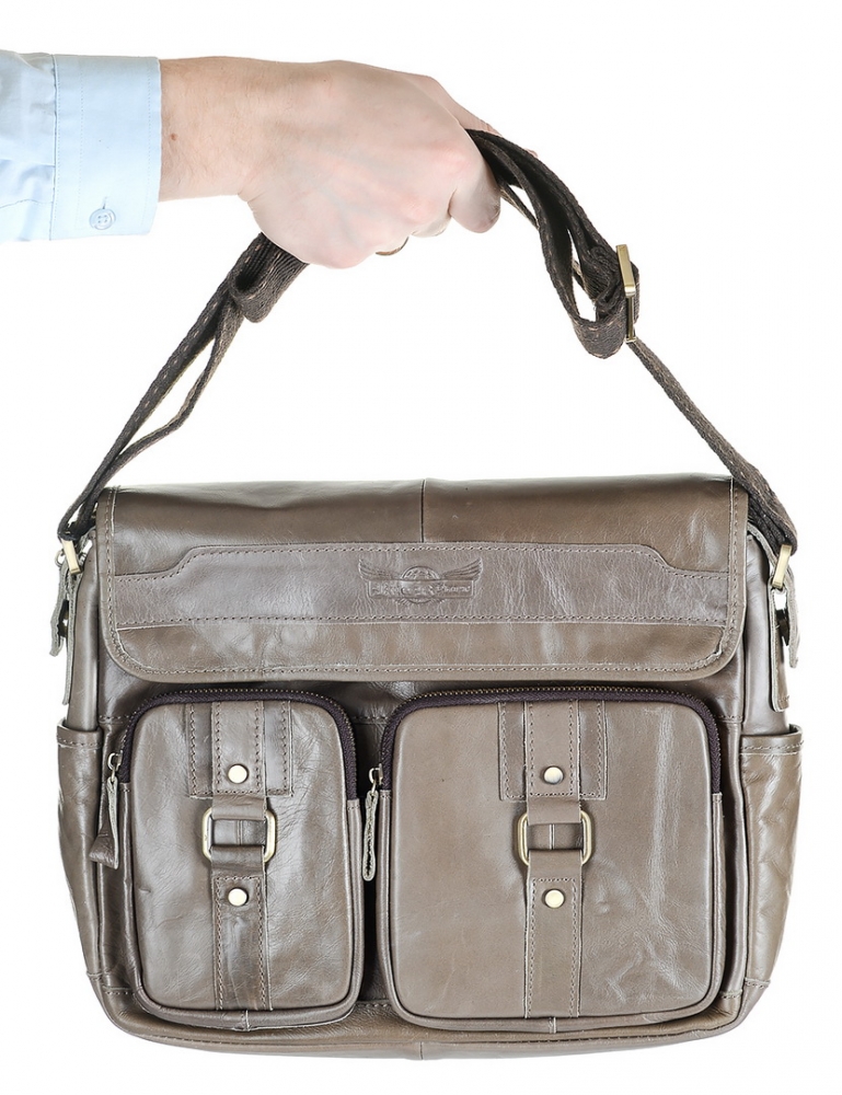 портфель мужской натуральная кожа ruff ryder австрия