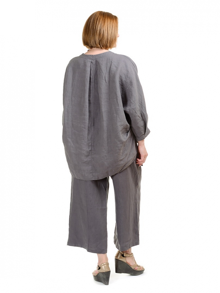 брюки 100% лен pinkpolka  корея