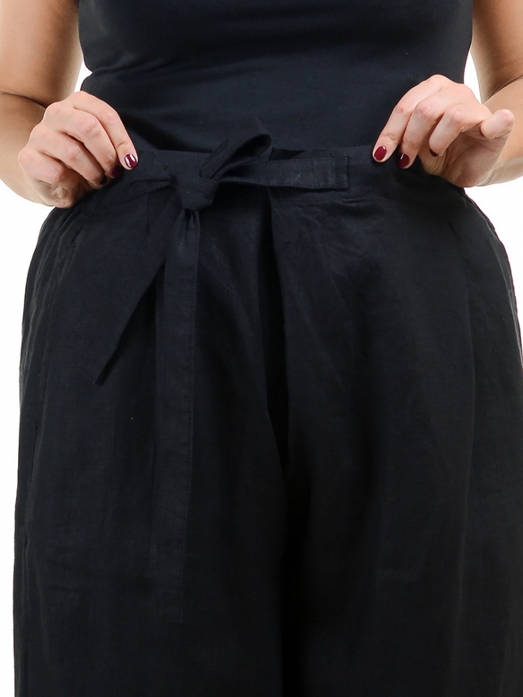 брюки 100% лен pinkpolka  корея