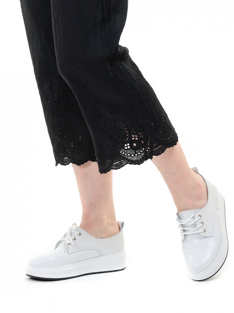 брюки с ришелье 100% хлопок корея