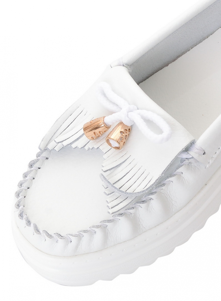 женские мокасины на танкетке натуральная кожа binifoot/bnf тайвань