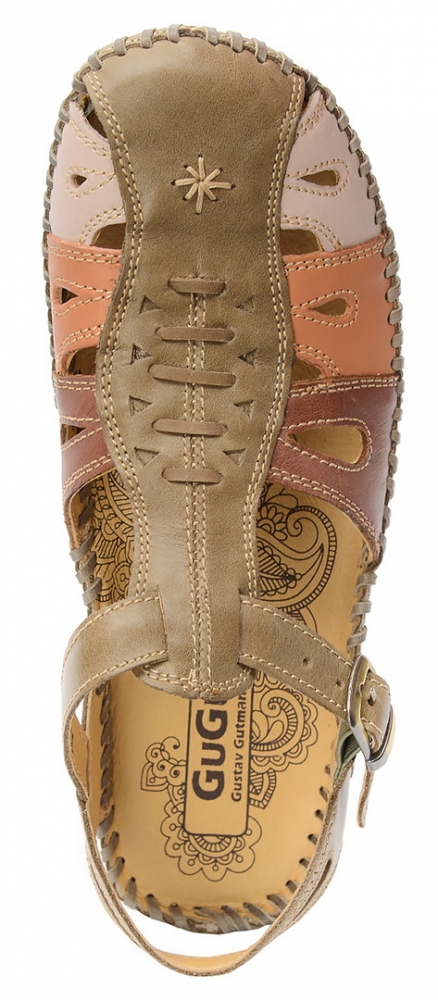 женские босоножки натуральная кожа gugu германия