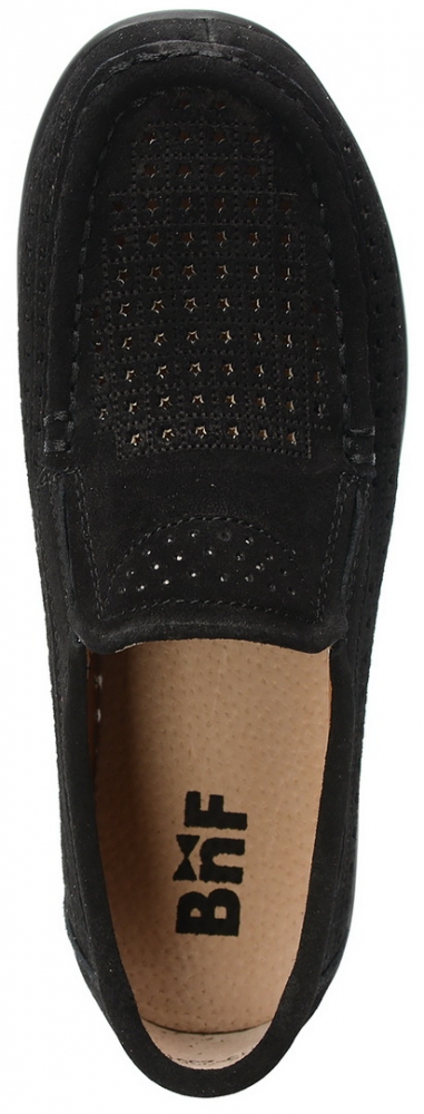 женские мокасины  с перфорацией натуральная кожа(замша) binifoot тайвань