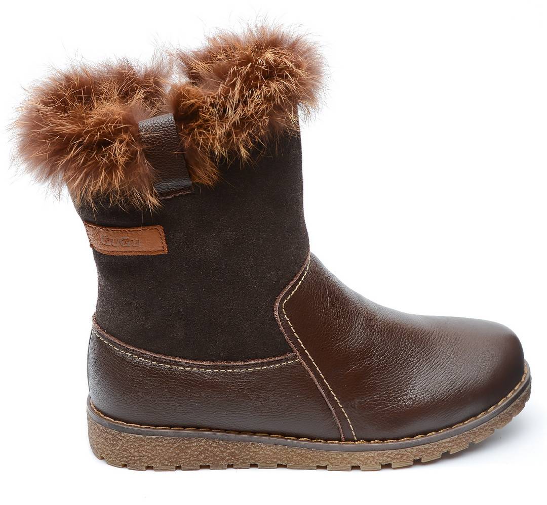 женские сапоги натуральная кожа натуральный мех gugu германия
