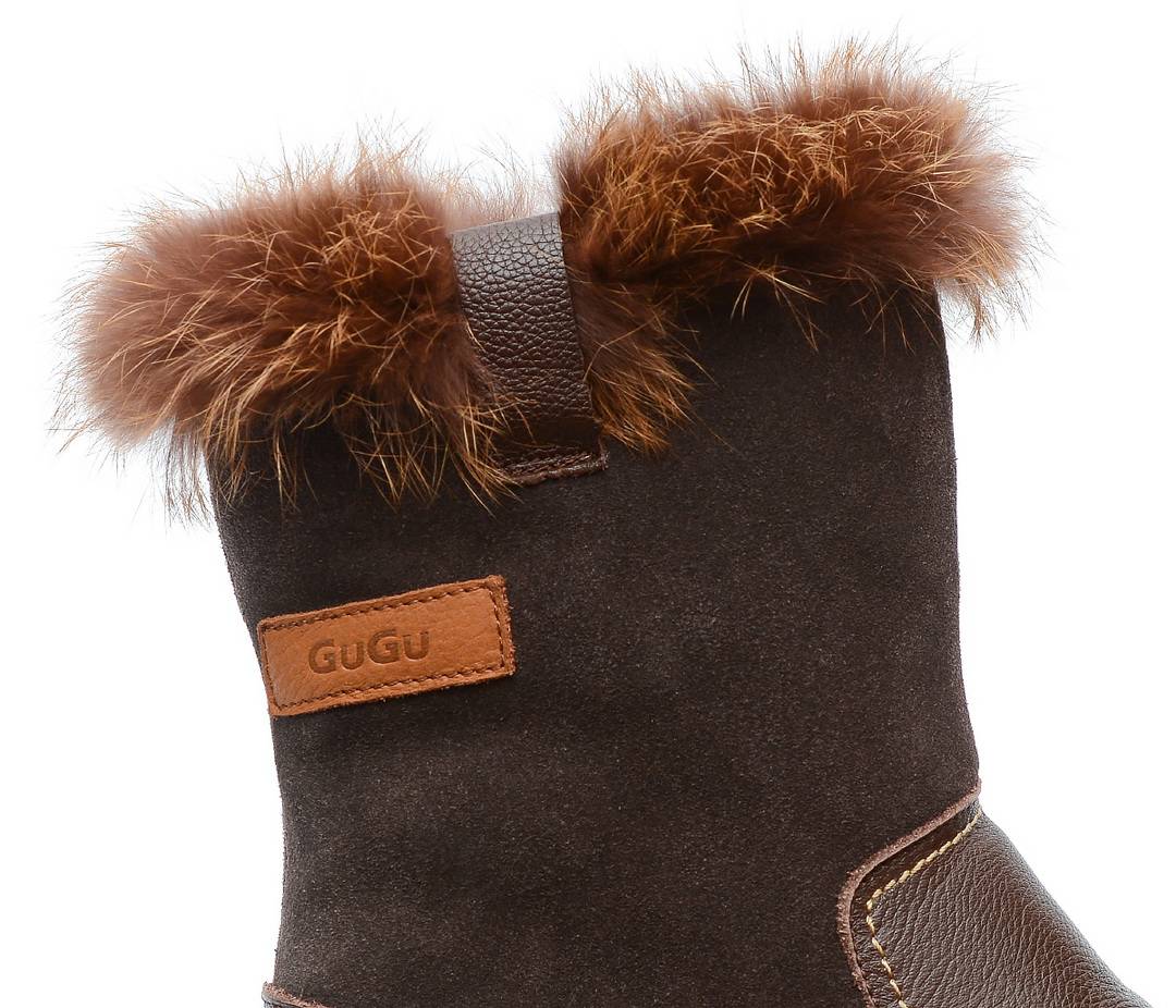 женские сапоги натуральная кожа натуральный мех gugu германия