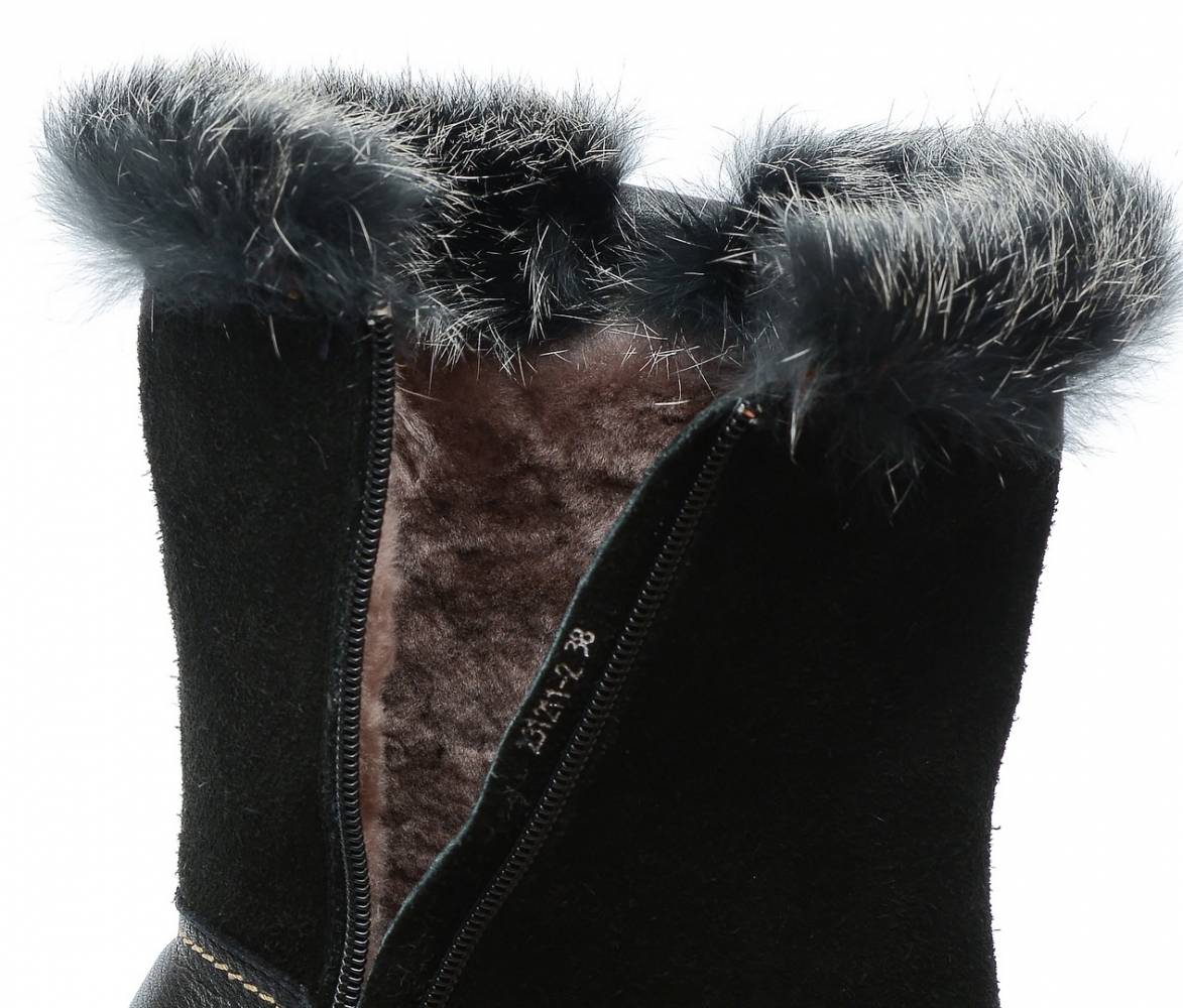 женские сапоги натуральная кожа натуральный мех gugu германия