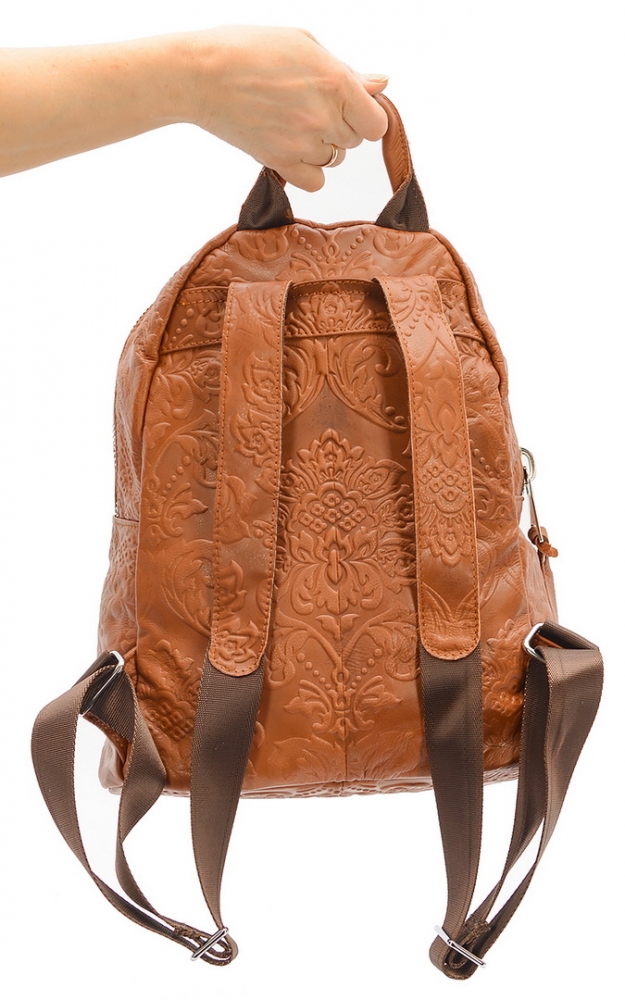 женский рюкзак натуральная кожа kiki lok корея