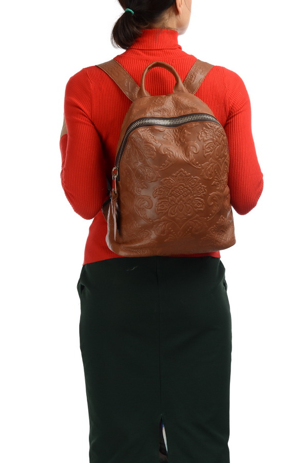 женский рюкзак натуральная кожа kiki lok корея