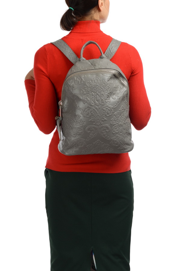 женский рюкзак натуральная кожа kiki lok корея