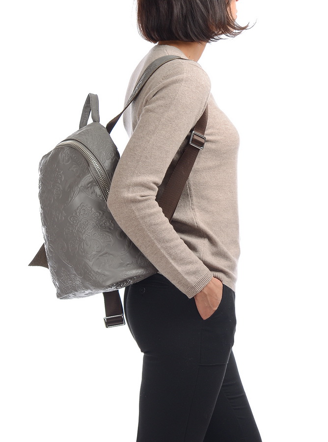 женский рюкзак натуральная кожа kiki lok корея