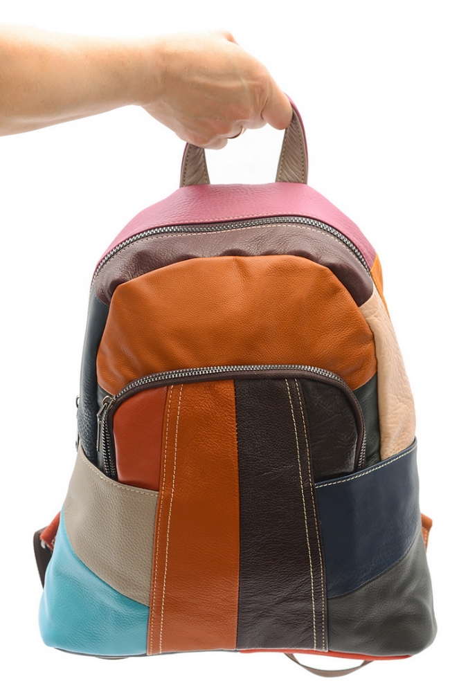 женский рюкзак натуральная кожа корея