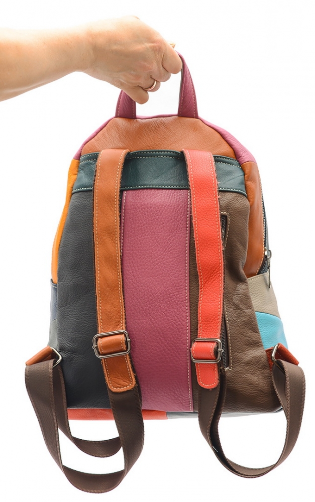 женский рюкзак натуральная кожа корея