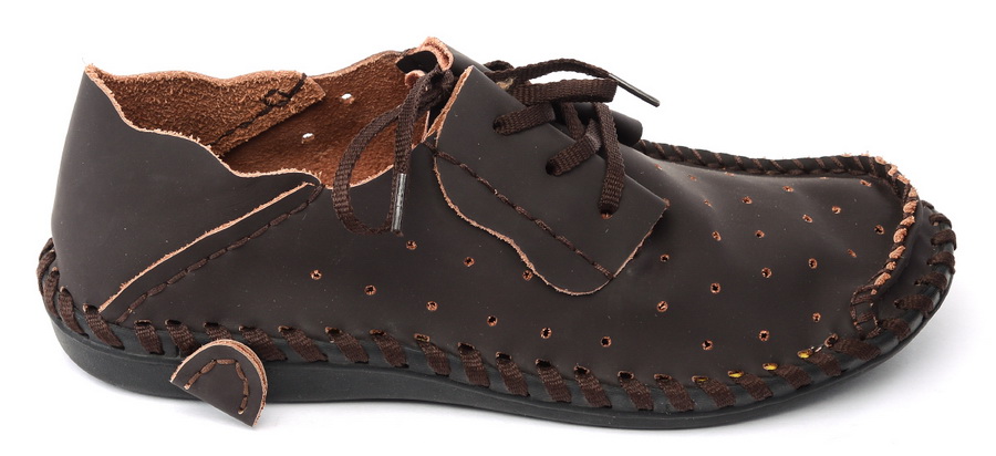 мужские мокасины с перфорацией натуральная кожа gugu германия