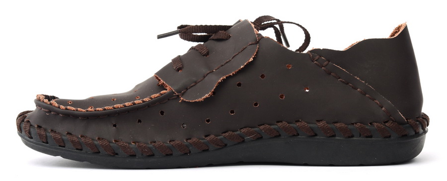 мужские мокасины с перфорацией натуральная кожа gugu германия