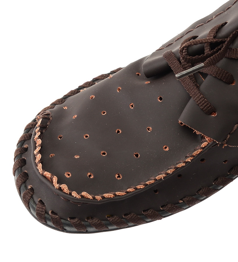 мужские мокасины с перфорацией натуральная кожа gugu германия