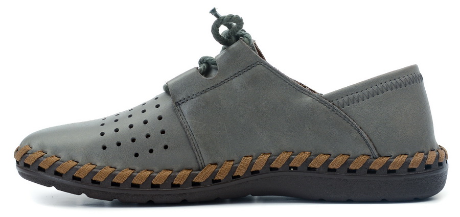 мужские мокасины с перфорацией натуральная кожа gugu германия