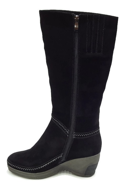 женские сапоги натуральная замша натуральный мех gugu германия