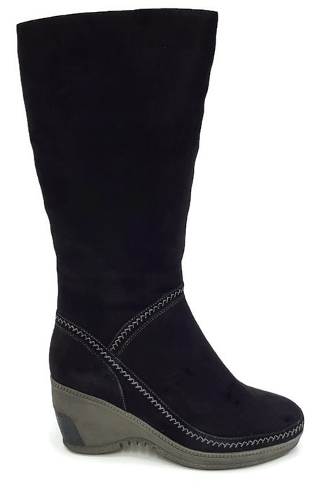 женские сапоги натуральная замша натуральный мех gugu германия