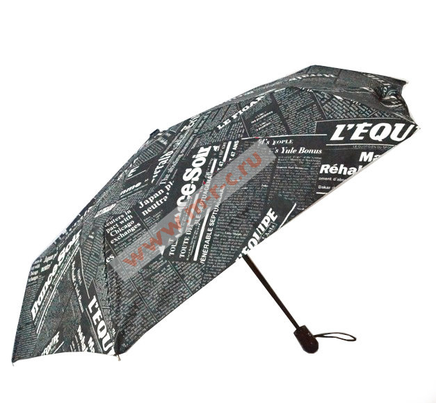 scp17081 зонт автомат облегчен буквы черный sponsa германия/prc