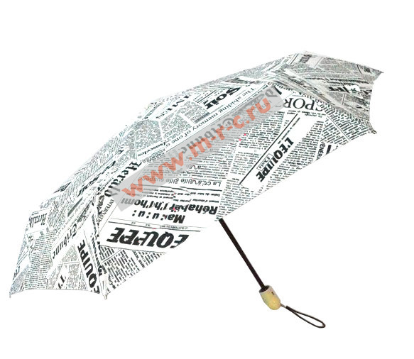 зонт автомат облегчен буквы белый sponsa германия/prc