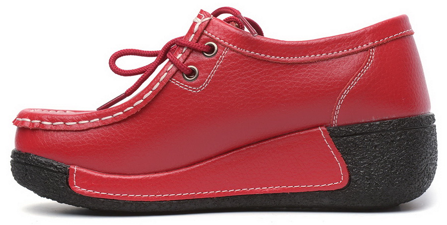 женские мокасины на танкетке натуральная кожа binifoot/bnf тайвань