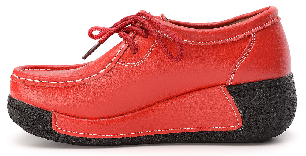 женские мокасины на танкетке натуральная кожа binifoot/bnf тайвань