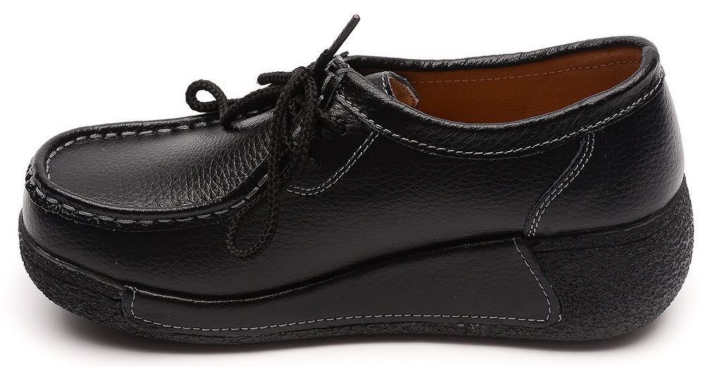 женские мокасины на танкетке натуральная кожа binifoot/bnf тайвань