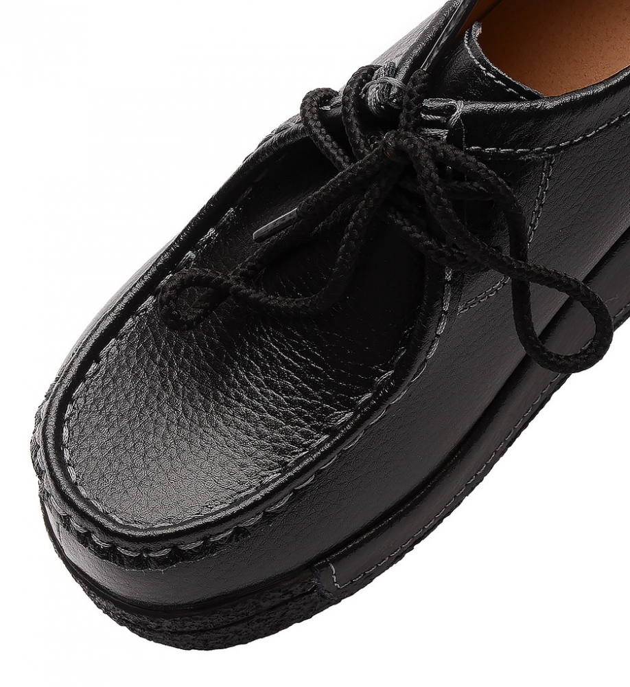 женские мокасины на танкетке натуральная кожа binifoot/bnf тайвань