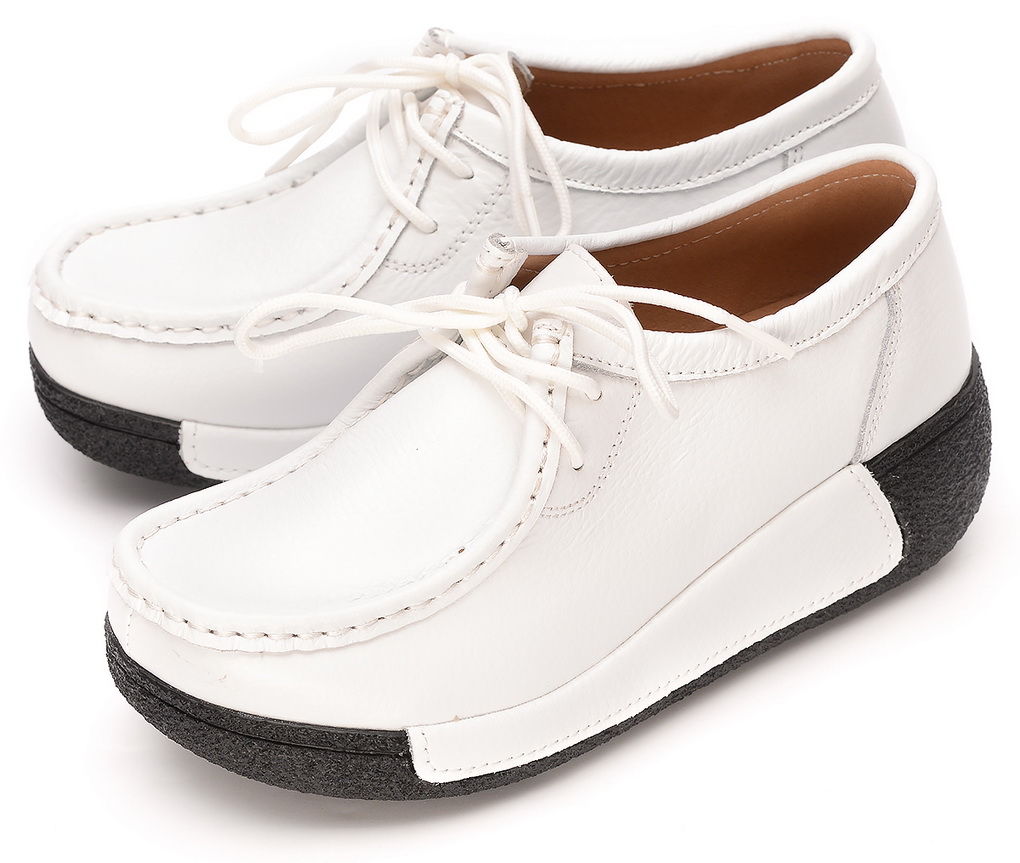 женские мокасины на танкетке натуральная кожа binifoot/bnf тайвань