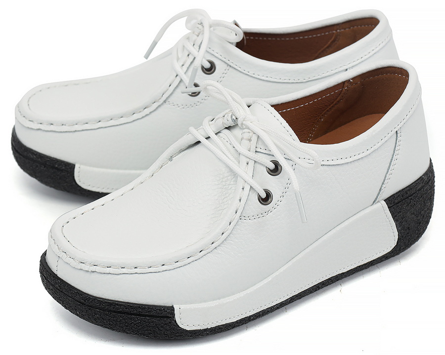 женские мокасины на танкетке натуральная кожа binifoot/bnf тайвань