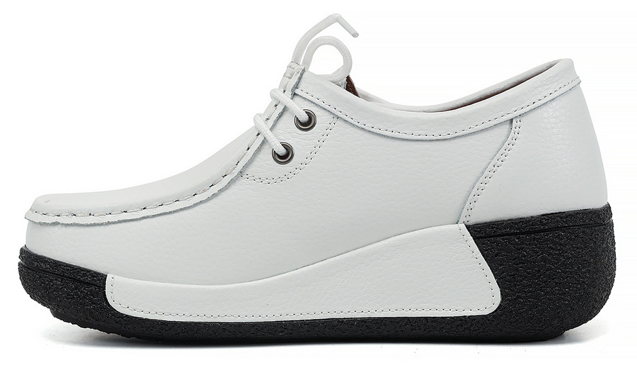 женские мокасины на танкетке натуральная кожа binifoot/bnf тайвань