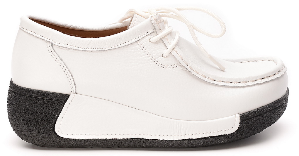 женские мокасины на танкетке натуральная кожа binifoot/bnf тайвань