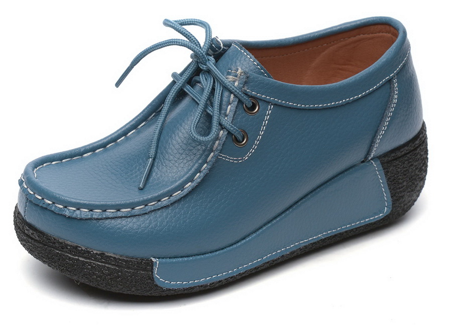 женские мокасины на танкетке натуральная кожа binifoot/bnf тайвань