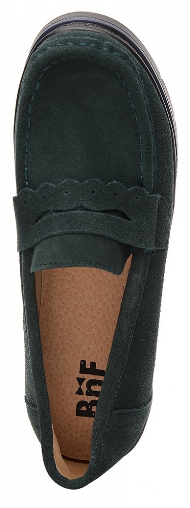 женские мокасины на танкетке натуральная кожа (замша) bnf тайвань