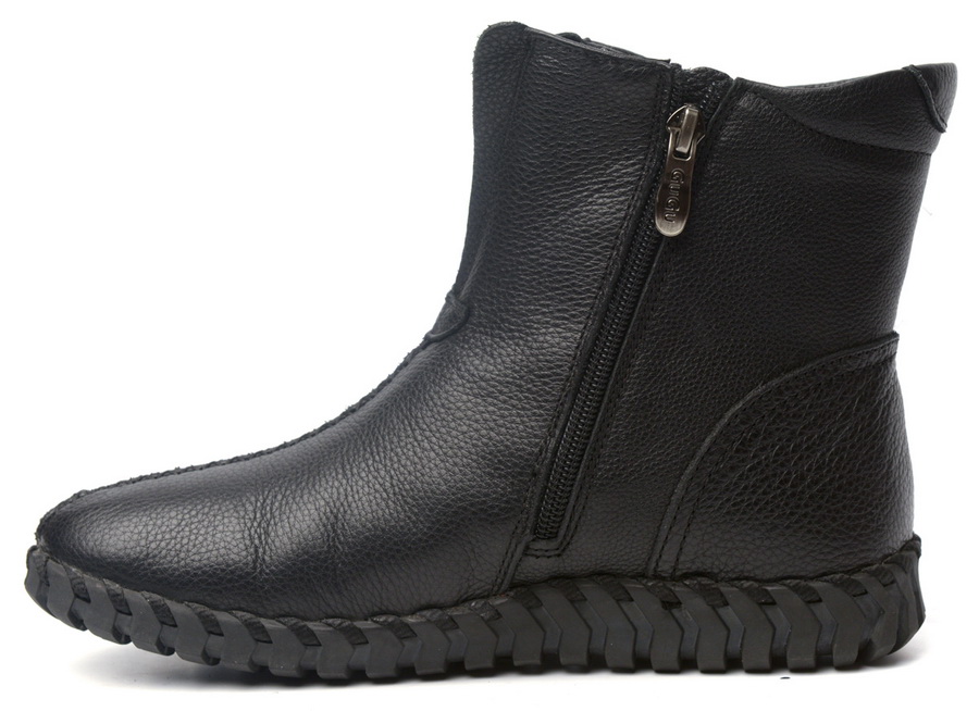 женские ботинки натуральная кожа натуральный мех gugu германия